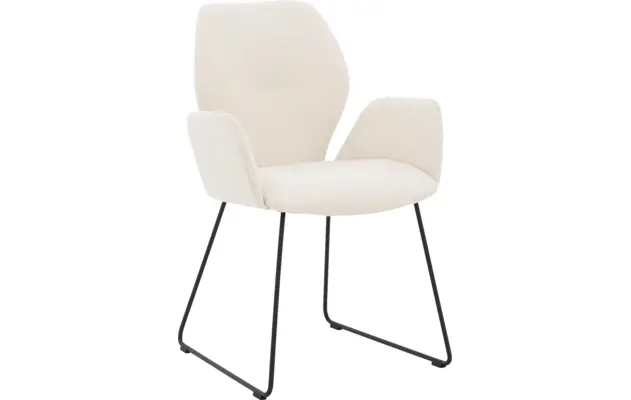 Goossens eetkamerstoel hera wit stof - 8221059-01 3